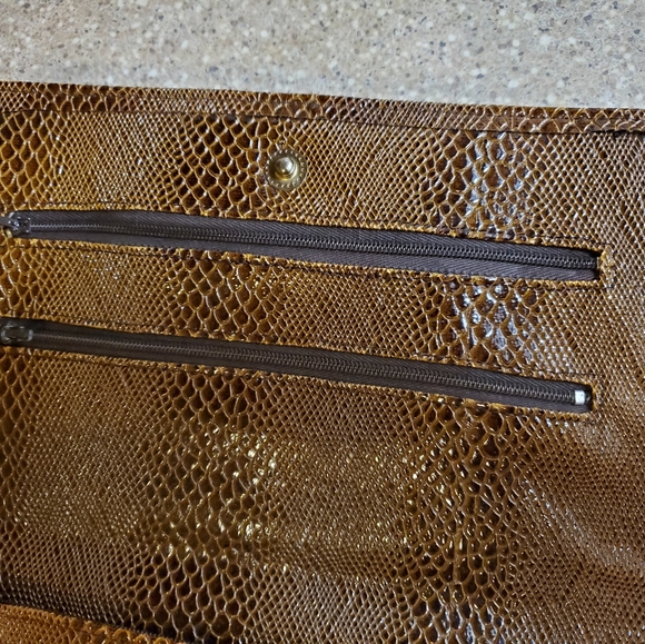 EUC Animal Print Clutch & Check book Wallet 2for - Picture 2 of 13